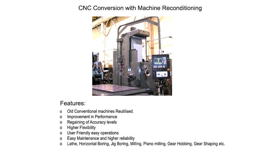 CNC Conversion with Machine Reconditioning