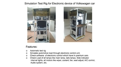 Simulation Test Rig for Electronic device of Volkswagen car