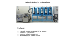 Hydraulic test rig for brake Adjuster