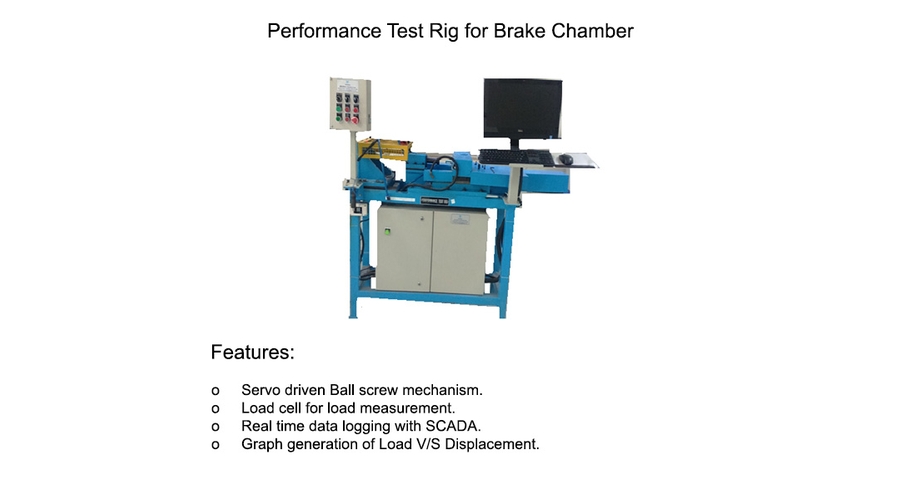 Performance Test rig for Brake chamber