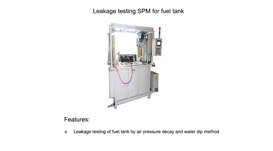 Leakage testing SPM for fuel tank.
